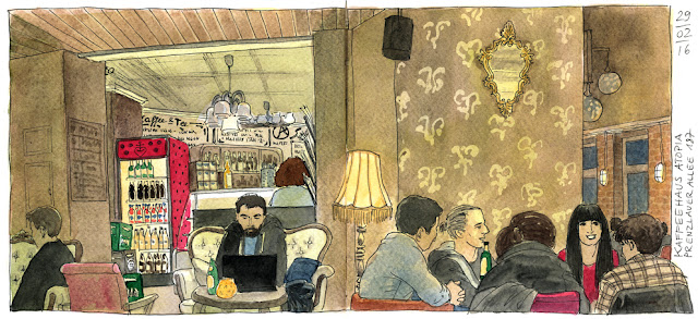 Bar-Sketching: Kaffeehaus Atopia